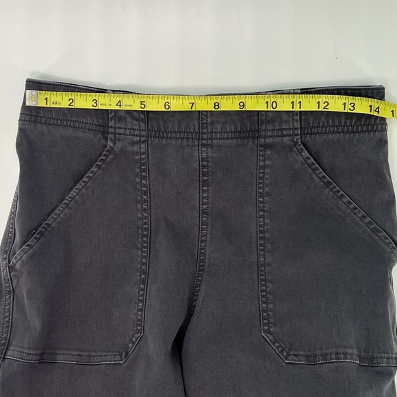 Spanx Gray Stretch Twill Cargo Jogger Ankle Pants #20319R Size L Large - Picture 10 of 11